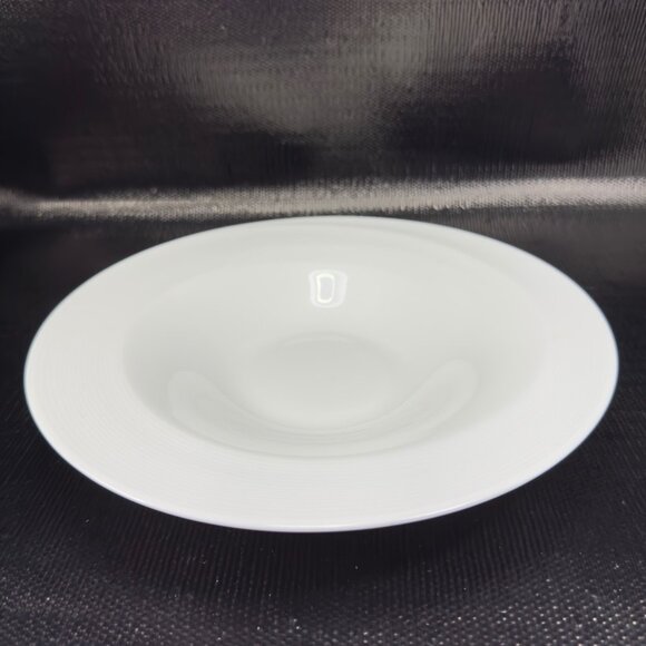 Fortessa White Swirl Round Deep Dish Bowl 9inch Bowls Dishes Porcelain Set 3 VTG - Picture 10 of 14